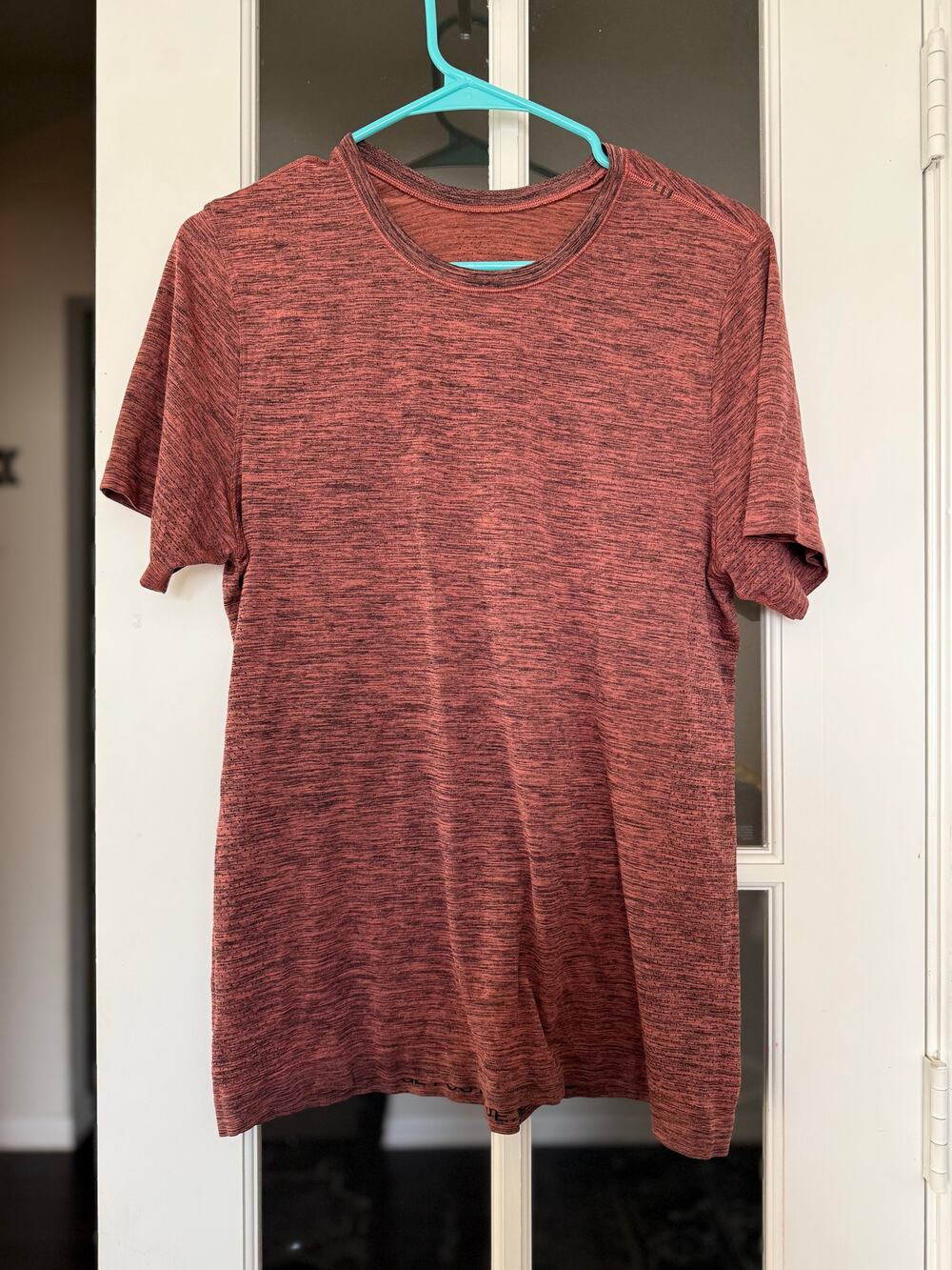 Lululemon Men’s Heathered Rust Training Shirt Time To Get Dirty Size M